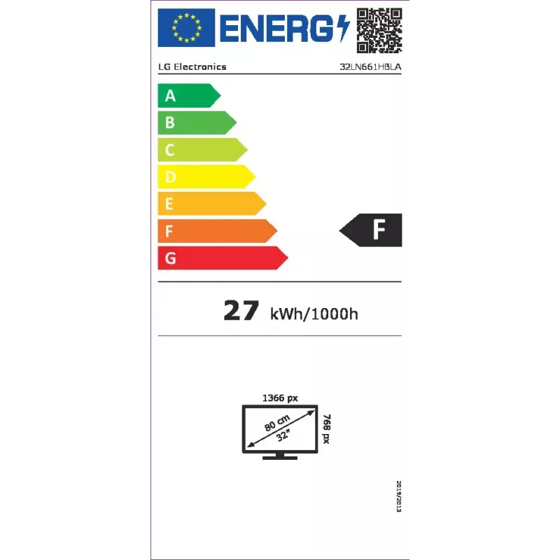 LG 32LN661HBLA televisor LCD, 81,3 cm (32 polegadas), retroiluminação LED