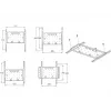 Suporte Multibrackets M VESA Super fino Tilt & Turn
