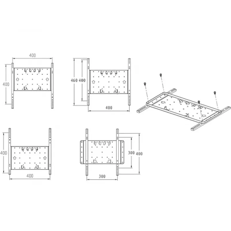 Suporte Multibrackets M VESA Super fino Tilt & Turn