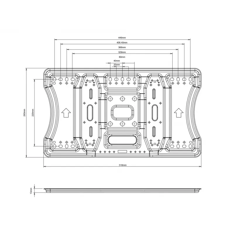Multibrackets M VESA Super fino Tilt & Turn HD, 52 kg, 101,6 cm (40 polegadas), 2,16 m (85 polegadas), 100 x 100 mm, 400 x 400 mm, 0 - 7°