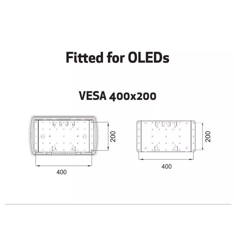 Multibrackets M VESA Super fino Tilt & Turn HD, 52 kg, 101,6 cm (40 polegadas), 2,16 m (85 polegadas), 100 x 100 mm, 400 x 400 mm, 0 - 7°