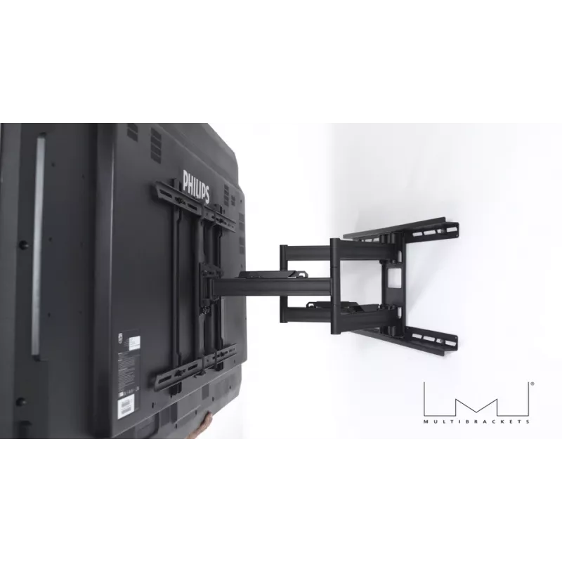 Suporte de montagem em mastro Multibrackets M Universal Flexarm Pro 60 kg Heavy Duty preto