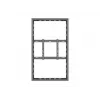 Multibrackets M Pro Series caixa 55 polegadas parede médio preto aço horizontal/vertical