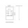 Multibrackets M Pro Series caixa 55 polegadas parede médio preto aço horizontal/vertical