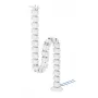 Organizador de cabos Neomounts ADS06-130WH fixação por parafusos, branco, 130 mm