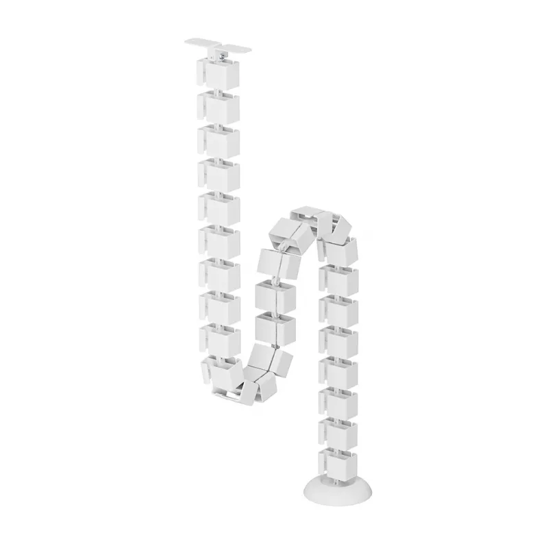 Organizador de cabos Neomounts ADS06-130WH fixação por parafusos, branco, 130 mm