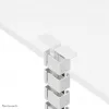 Organizador de cabos Neomounts ADS06-130WH fixação por parafusos, branco, 130 mm