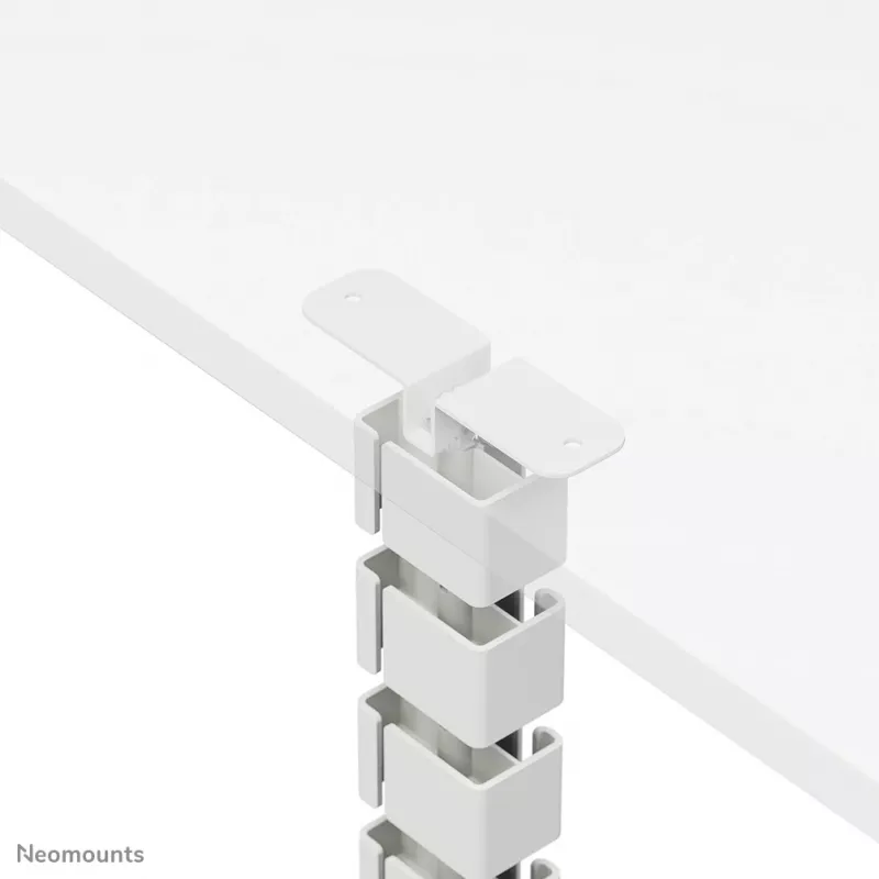 Organizador de cabos Neomounts ADS06-130WH fixação por parafusos, branco, 130 mm