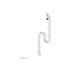 Calha para cabos com fixação por clipe Neomounts ADS06-131WH, organizador de cabos universal branco