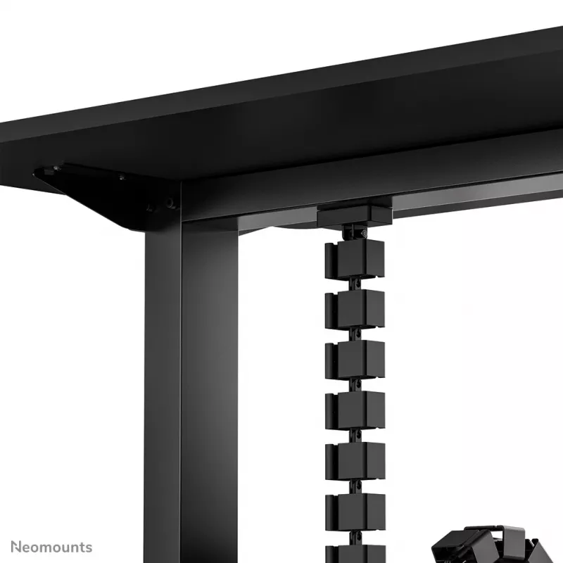 Organizador de coluna para cabos Neomounts ADS06-132BL fixação magnética, preto, gestão de cabos com segmentos flexíveis