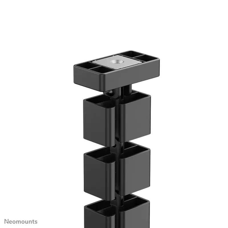 Organizador de coluna para cabos Neomounts ADS06-132BL fixação magnética, preto, gestão de cabos com segmentos flexíveis