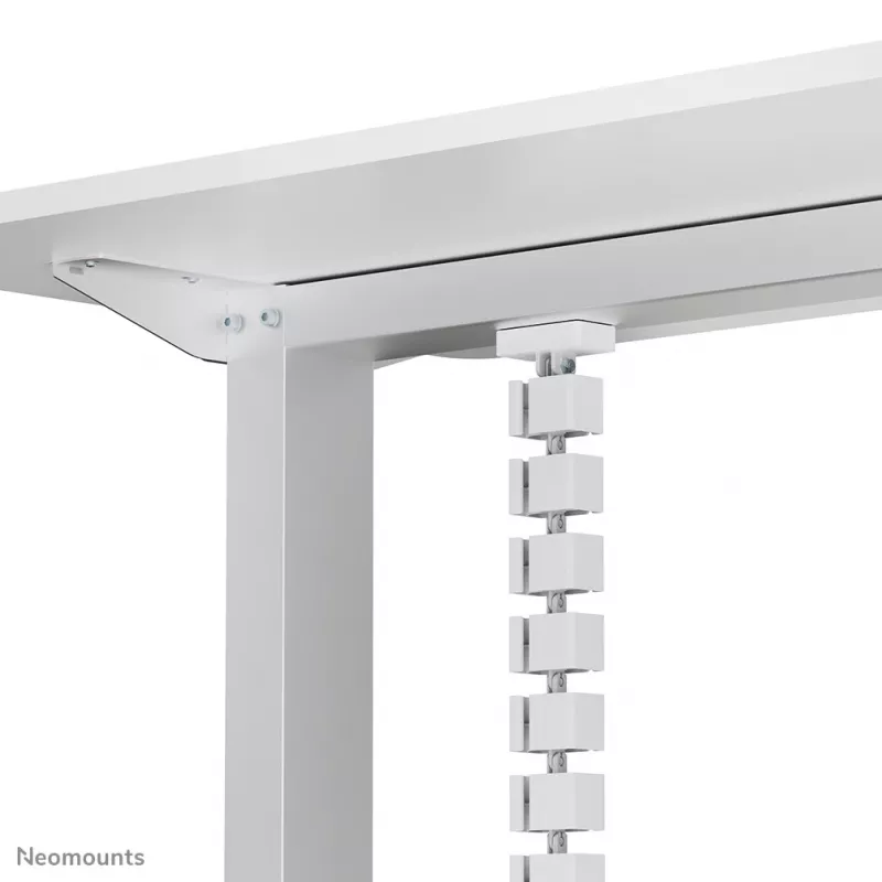 Organizador de calha para cabos Neomounts ADS06-132WH fixação magnética branco sistema de gestão de cabos modular