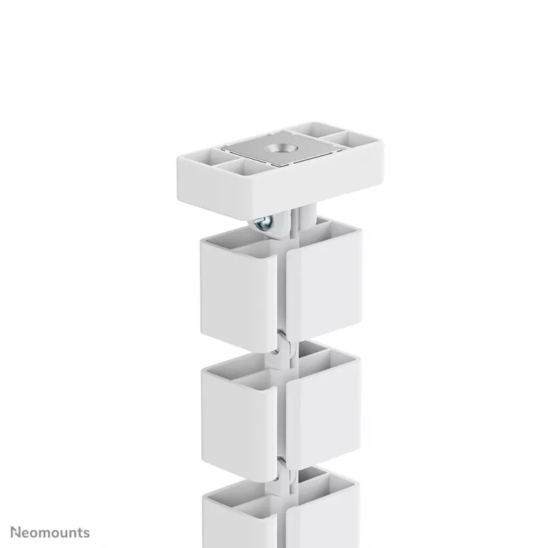 Organizador de calha para cabos Neomounts ADS06-132WH fixação magnética branco sistema de gestão de cabos modular