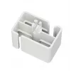 Organizador de calha para cabos Neomounts ADS06-132WH fixação magnética branco sistema de gestão de cabos modular