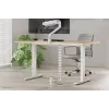 Organizador de calha para cabos Neomounts ADS06-132WH fixação magnética branco sistema de gestão de cabos modular