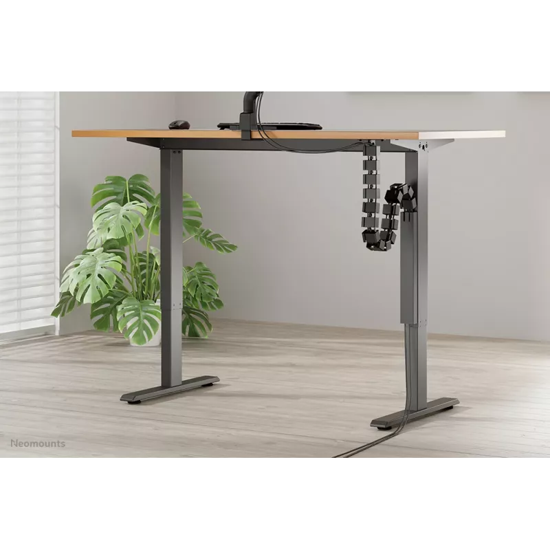 Calha para cabos Neomounts ADS06-133BL – calha magnética com fixação por parafusos, preto