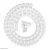 Manga para cabos Neomounts ADS06-141WH, tubo de gestão de cabos Ø20 mm, branco