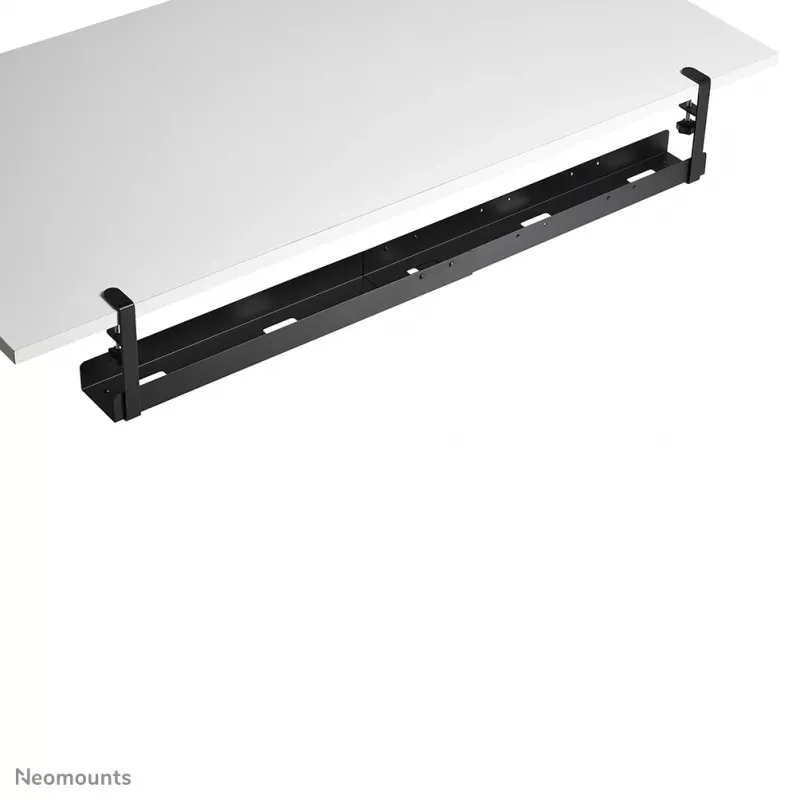 Calha para cabos Neomounts ADS07-120BL universal com clipe, 120 mm de largura, preto
