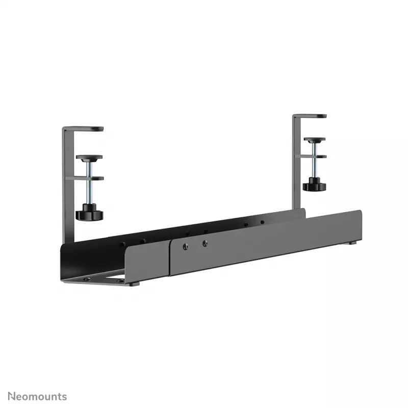 Calha para cabos Neomounts ADS07-120BL universal com clipe, 120 mm de largura, preto