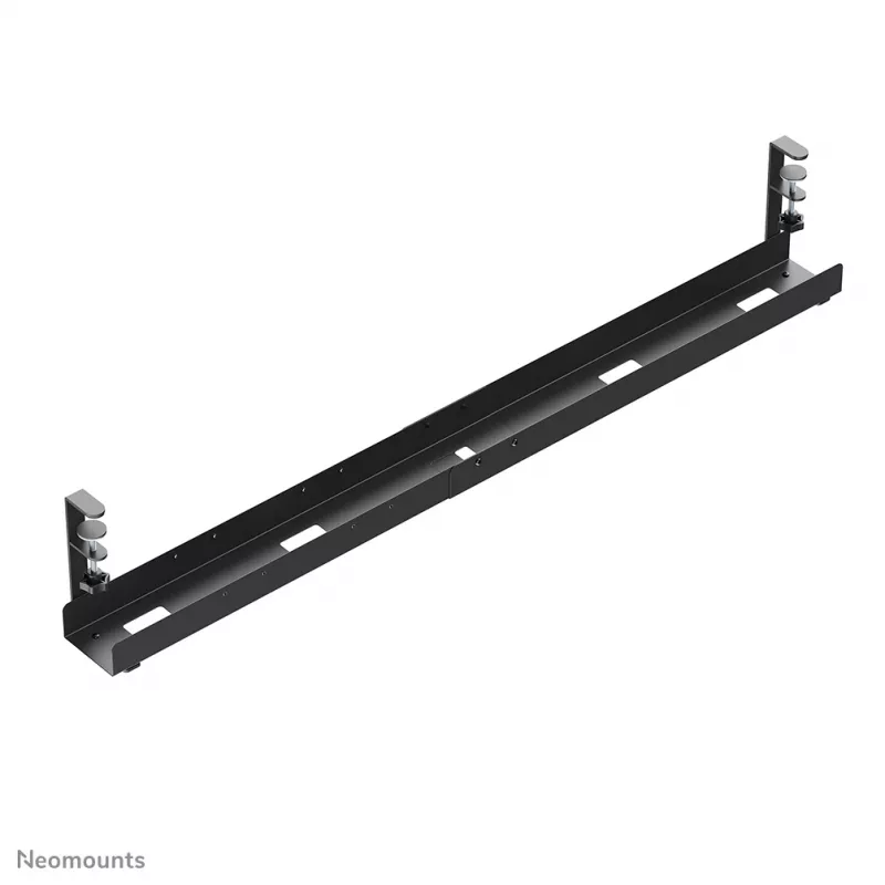 Calha para cabos Neomounts ADS07-120BL universal com clipe, 120 mm de largura, preto
