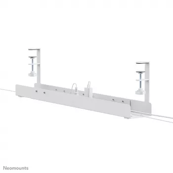 Calha para cabos Neomounts ADS07-120WH design com clipe, universal, branco