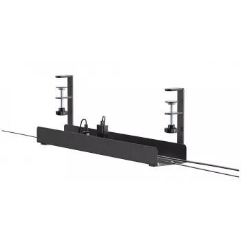 Calha para cabos Neomounts ADS07-121BL design com clipe universal preto