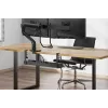 Calha para cabos Neomounts ADS07-121BL design com clipe universal preto