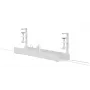 Calha para cabos Neomounts ADS07-121WH design com clipe, montagem universal, branco
