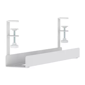 Calha para cabos Neomounts ADS07-121WH design com clipe, montagem universal, branco