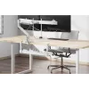 Calha para cabos Neomounts ADS07-121WH design com clipe, montagem universal, branco