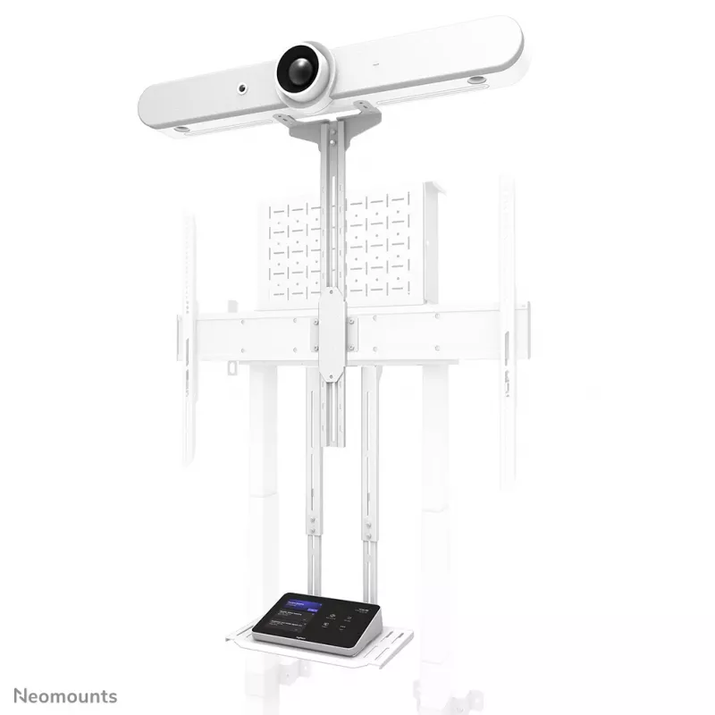 Neomounts AFL-875WH1 kit para videobar e multimédia, prateleira para câmara/AV, com adaptador Logitech Rally Bar (Mini), máx. 9 kg, aço, branco