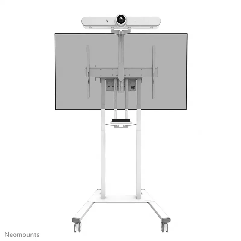 Neomounts AFL-875WH1 kit para videobar e multimédia, prateleira para câmara/AV, com adaptador Logitech Rally Bar (Mini), máx. 9 kg, aço, branco