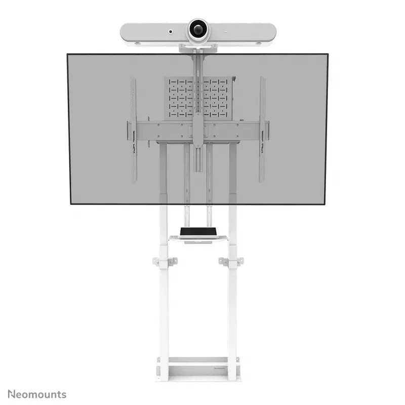 Neomounts AFL-875WH1 kit para videobar e multimédia, prateleira para câmara/AV, com adaptador Logitech Rally Bar (Mini), máx. 9 kg, aço, branco