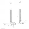 Neomounts AWL29-650BL1 suporte para videobar/soundbar VESA - máx. 15 kg - universal