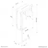 Neomounts CPU-D100SILVER suporte para CPU - máx. 30 kg - universal