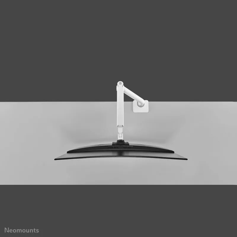 Neomounts DS70S-950WH1 braço para monitor 17-49 polegadas - mola a gás - fixação à secretária por cima - bloqueio a 180°