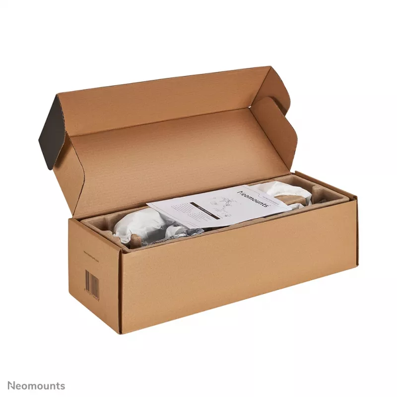Neomounts DS70S-950WH1 braço para monitor 17-49 polegadas - mola a gás - fixação à secretária por cima - bloqueio a 180°