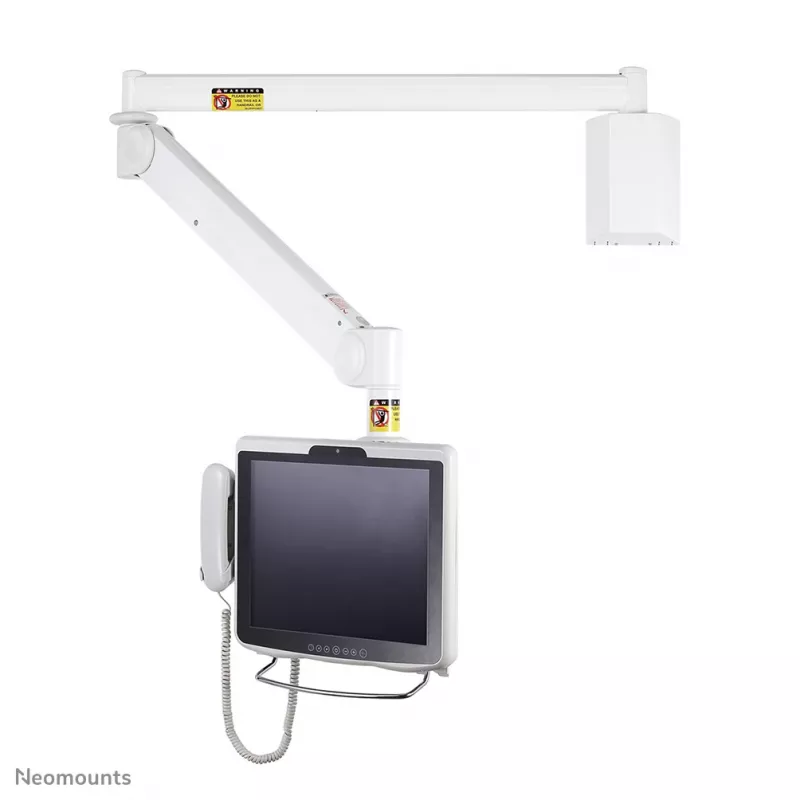 Braço para monitor médico de parede Neomounts FPMA-HAW100 10-24 polegadas - h 0-170 cm - mola a gás