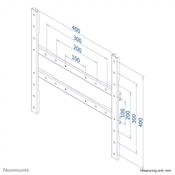 Adaptador VESA Neomounts FPMA-VESA425 27-60 polegadas