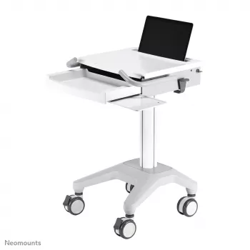 Carrinho multimédia Neomounts MED-M200 alumínio branco 1080 mm