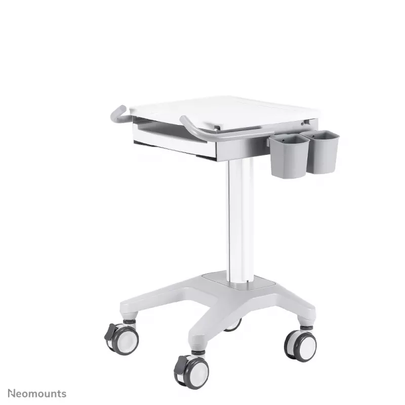 Carrinho multimédia Neomounts MED-M200 alumínio branco 1080 mm