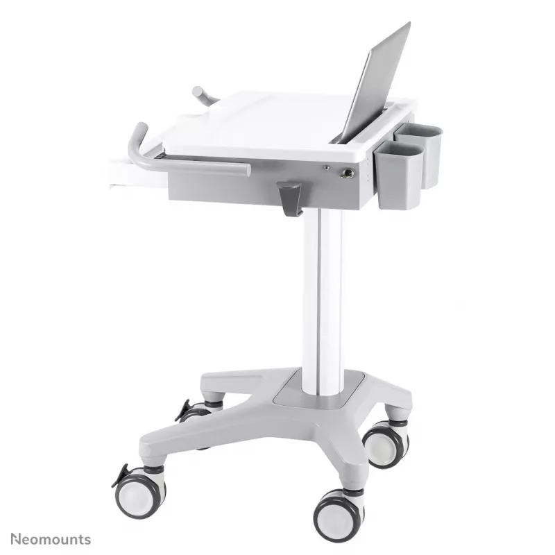 Carrinho multimédia Neomounts MED-M200 alumínio branco 1080 mm