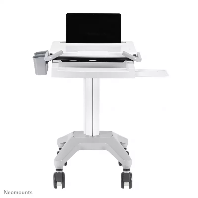 Carrinho multimédia Neomounts MED-M200 alumínio branco 1080 mm