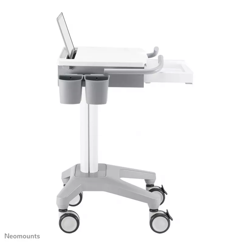 Carrinho multimédia Neomounts MED-M200 alumínio branco 1080 mm