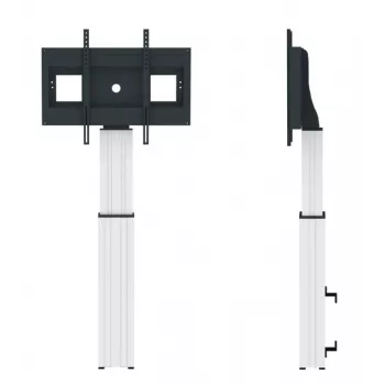 Suporte de parede motorizado Neomounts, 106,7 cm (42 polegadas), 2,54 m (100 polegadas), 150 kg, 200 x 200 mm, 800 x 600 mm, prateado