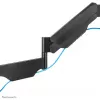 Suporte de parede para monitor/TV Neomounts WL70-550BL14 40-55 polegadas - mola a gás - totalmente articulado