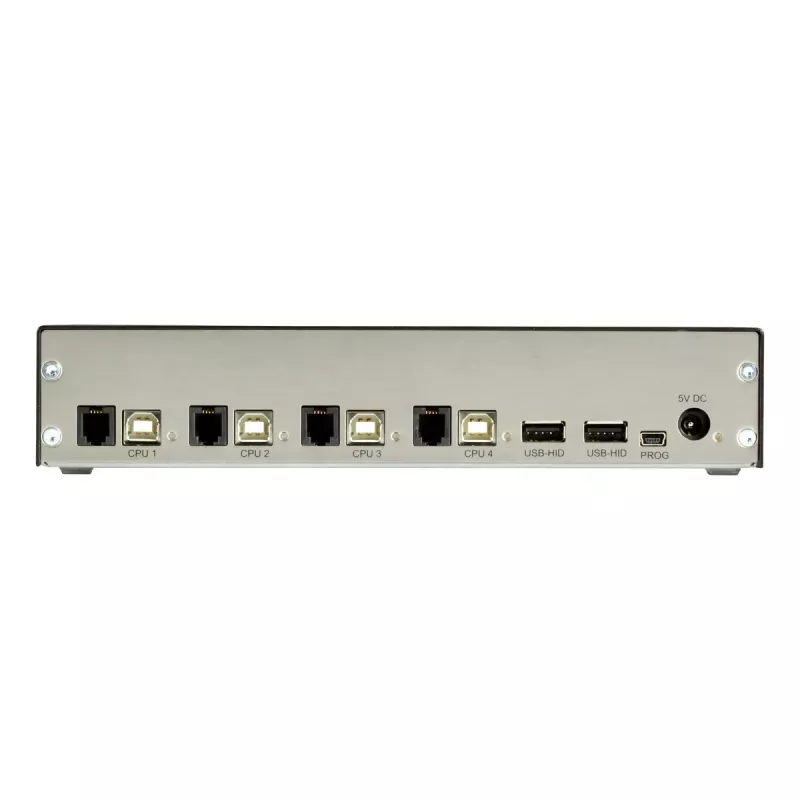 Comutador KVM Black Box ACX1004A-HID2 teclado e rato USB preto
