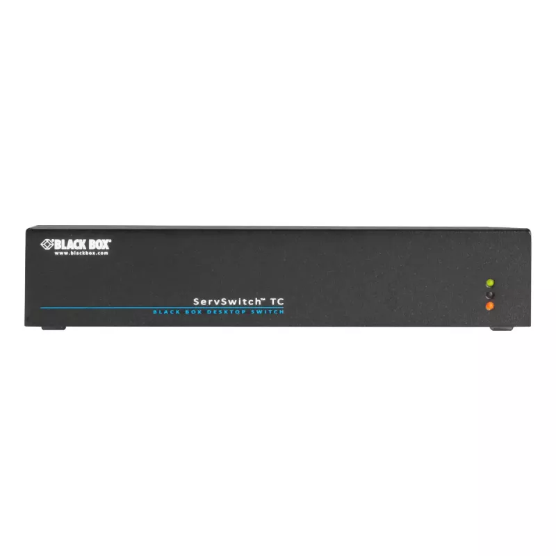 Comutador KVM Black Box ACX1004A-HID2 teclado e rato USB preto