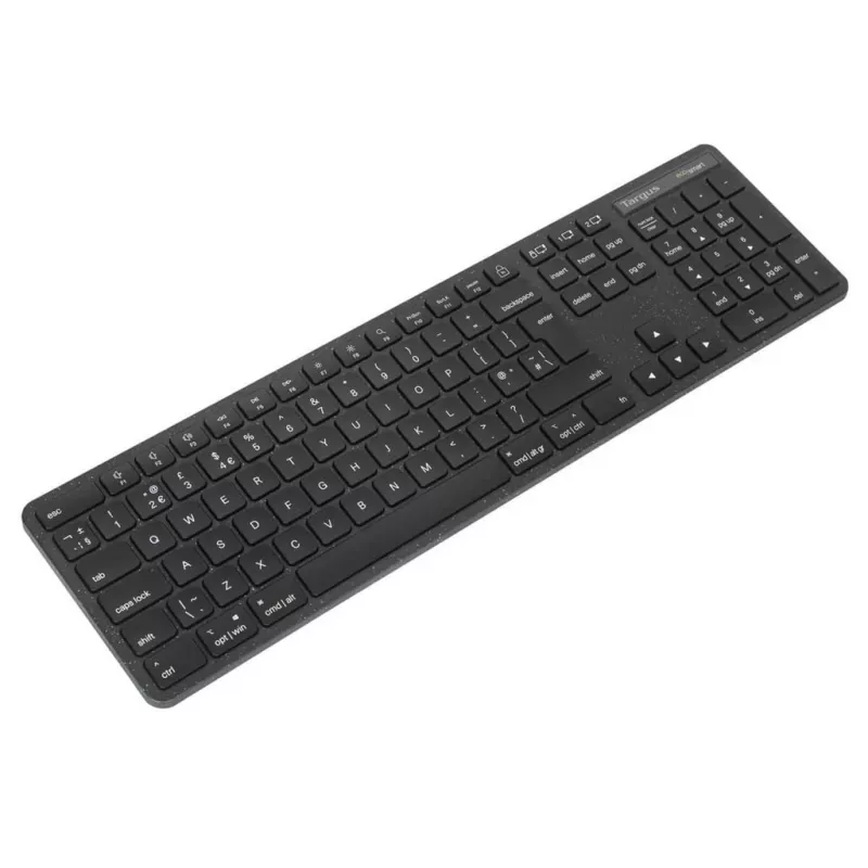 Teclado Targus EcoSmart AKB873NO universal RF Wireless + Bluetooth QWERTY nórdico preto