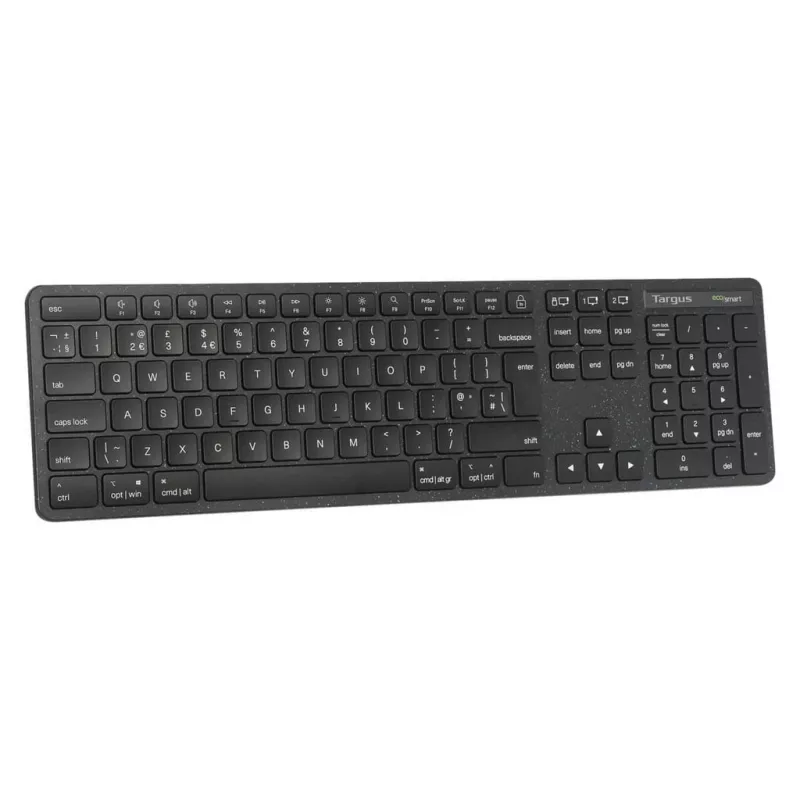 Teclado Targus EcoSmart AKB873NO universal RF Wireless + Bluetooth QWERTY nórdico preto